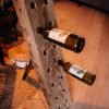 Industrial Wooden Wine Rack