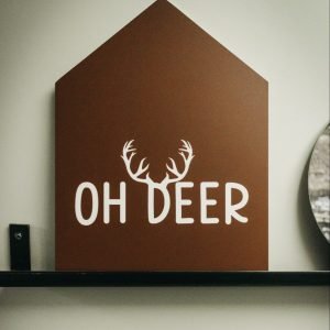 Christmas House 'Oh Deer' Brown
