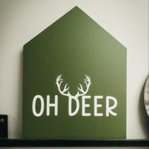 Christmas House 'Oh Deer' Green